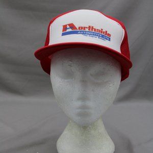 Vintage Trucker Hat - Northside Automotive - Double Extra Panel - Adult Snapback